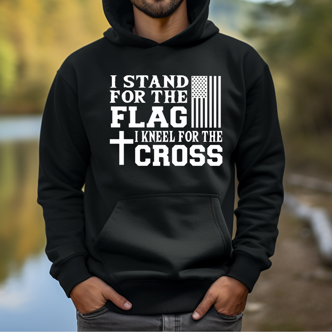 I Stand for the Flag Hoodie Black