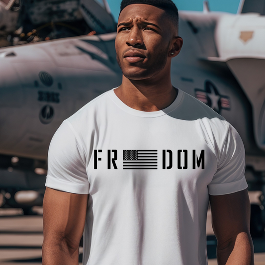 Freedom WhiteTee