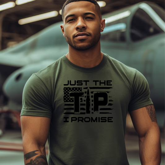 Just the Tip Tee Olive