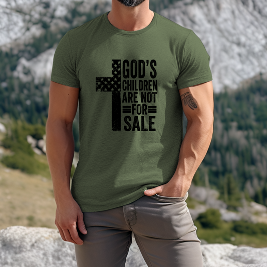 Gods Children are Not for sale Green